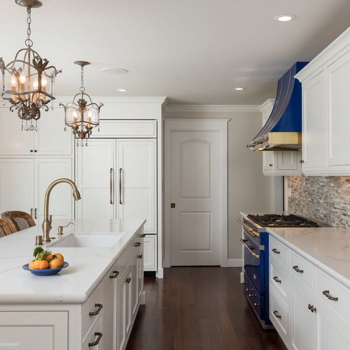 Design by Venue, Jackie Lopey, Moraga Kitchen Remodel - White Cabinets - Sink on Island